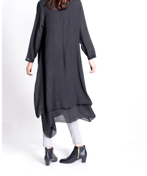 MARAI(マーライ)の「【MARAI】レイヤードワンピース(ワンピース・レディース・ブラック/レンガ/グリーン・XX-LARGE/LARGE)」の11枚目の写真