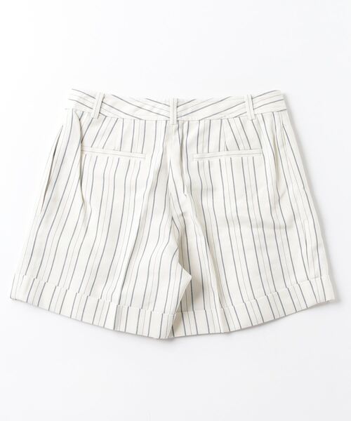 LAUREN RALPH LAUREN（ローレン ラルフ ローレン）の「ストライプド プリーテッド ショートパンツ（その他パンツ・レディース・ナチュラル・0/00/2/4）」の7枚目の写真
