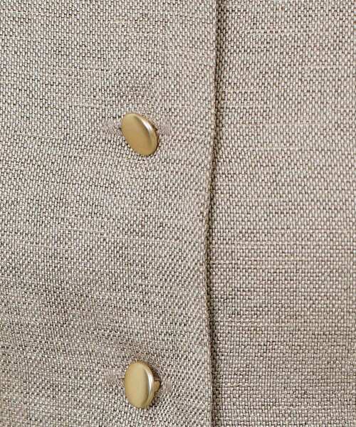 OPAQUE.CLIP（オペークドットクリップ）の「◆《美人百花掲載》ビスチェストラップジレ セットアップ対応【洗濯機洗い可】（ベスト・レディース・ベージュ系その他7/ブラック・38/40/42）」の13枚目の写真