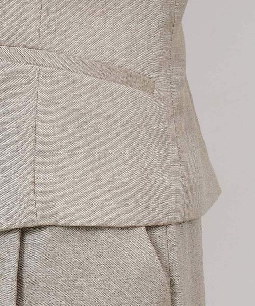 OPAQUE.CLIP（オペークドットクリップ）の「◆《美人百花掲載》ビスチェストラップジレ セットアップ対応【洗濯機洗い可】（ベスト・レディース・ベージュ系その他7/ブラック・38/40/42）」の8枚目の写真