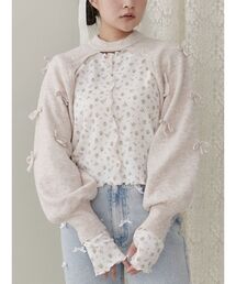 merry jenny | ニットリボンスリーブ(カーディガン/ボレロ)