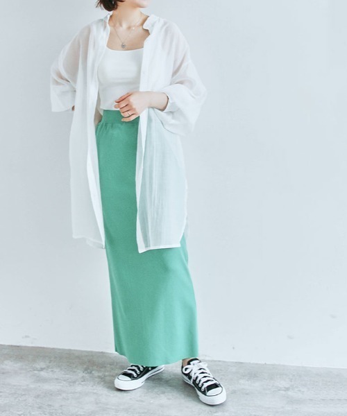 kirakiraShop(キラキラショップ)の「袖ボリューム バンド カラー シャツ(シャツ/ブラウス・レディース・ライトグレー/ホワイト/ブラック/ミント/ブルー・FREE)」の17枚目の写真
