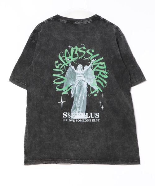 ARCHIVER（アーカイバ）の「【Bl】ピグメントプリントTEE（Tシャツ/カットソー・メンズ・ブラック・MEDIUM/LARGE）」の4枚目の写真