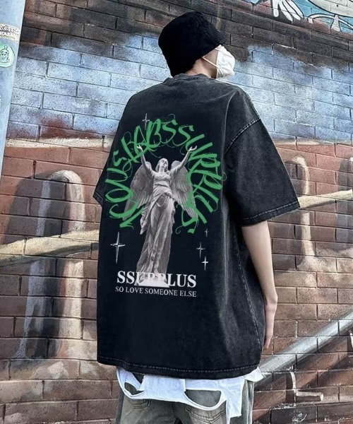 【セール】【Bl】ピグメントプリントTEE（Tシャツ/カットソー）｜ARCHIVER（アーカイバ）