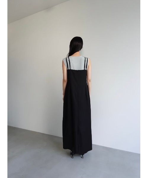 【極美品】サハラ ベストレイヤードドレス ワンピース マキシ丈 sahara（サハラ）の「ベストレイヤードドレス/Vest Layered