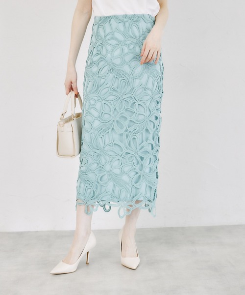 ZOZO限定】リボンレースタイトスカート（スカート）｜tocco closet