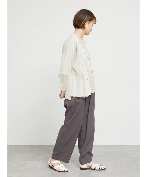 sm2rhythm（サマンサモスモスリズム）の「【接触冷感】シアーニットチュニックカーディガン（カーディガン/ボレロ・レディース・グレー/チャコールグレー/ミント・F）」の15枚目の写真