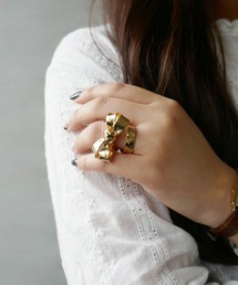 LOVE BY e.m. （ラブバイイーエム）の「ビッグリボンリング/レディース/バレエコア（リング）」