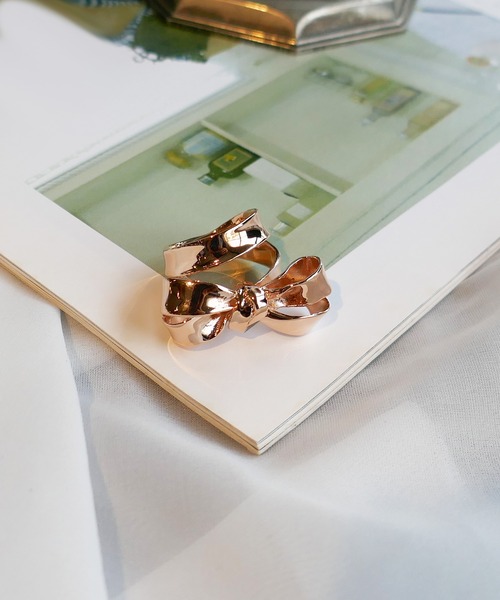 ビッグリボンリング/レディース/バレエコア（リング）｜LOVE BY e.m.