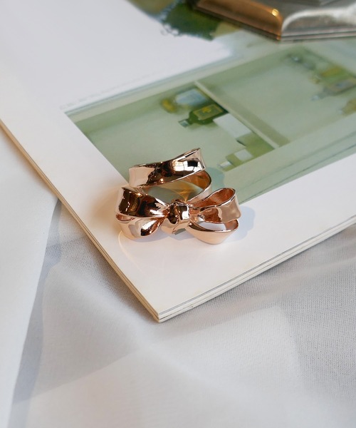 LOVE BY e.m. リボンリング LOVE BY e.m. リボンリング - メルカリ