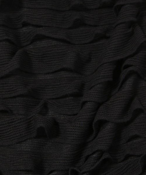 mysty woman（ミスティウーマン）の「ティアードキャミワンピース　128566（ワンピース・レディース・オフホワイト/ブラック・FREE）」の12枚目の写真