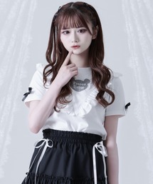 TRAVAS TOKYO | 『TRAVAS TOKYO/トラバス トーキョー』フリルクロップドTシャツ(Tシャツ/カットソー)
