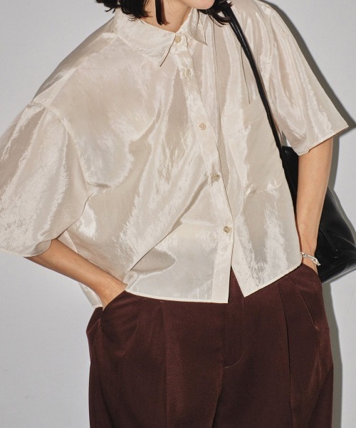 セール】TODAYFUL Satin Short Shirts 12410406（シャツ/ブラウス