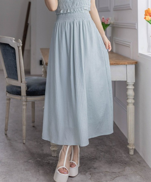 clear（クリア）の「ギャザーフレアスカート[セットアップ可能 大人 フェミニン]≪再入荷≫（スカート・レディース・ミント/イエロー/グレー・F）」の22枚目の写真