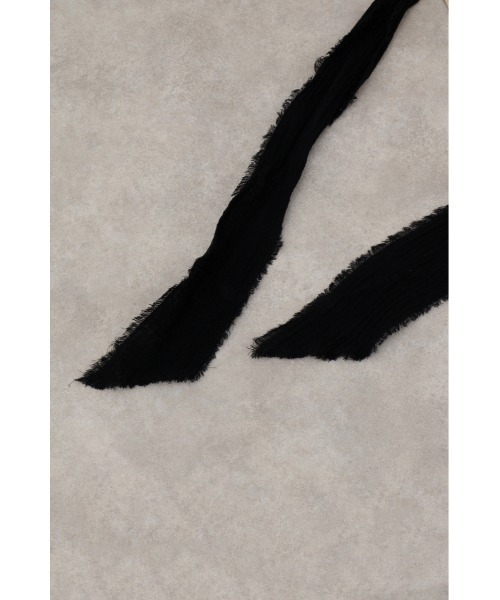 AZUL by moussy(アズールバイマウジー)の「シアーボーダーバケットハット(キャップ・レディース・ベージュ/ブラック・FREE)」の13枚目の写真