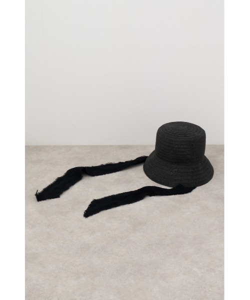 AZUL by moussy(アズールバイマウジー)の「シアーボーダーバケットハット(キャップ・レディース・ベージュ/ブラック・FREE)」の17枚目の写真