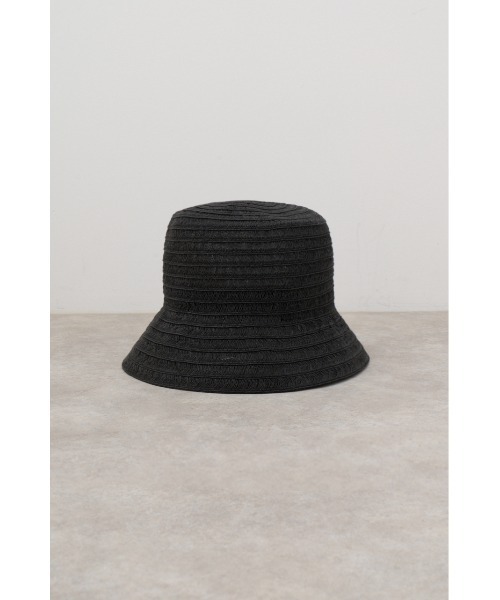 AZUL by moussy(アズールバイマウジー)の「シアーボーダーバケットハット(キャップ・レディース・ベージュ/ブラック・FREE)」の18枚目の写真