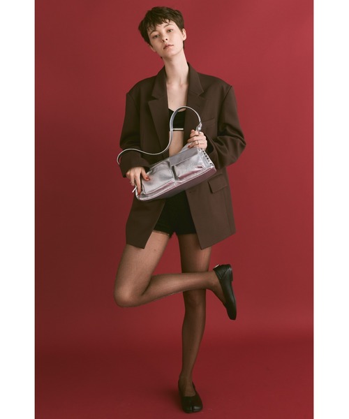 un/neu（アンノイ）の「アウトポケット2WAYスタッズバッグ / ショルダーバッグ（ハンドバッグ・レディース・レッド/シルバー/ブラック・FREE）」の14枚目の写真