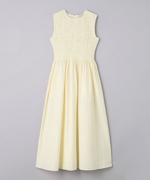 UNITED ARROWS（ユナイテッドアローズ）の「シャーリング ノースリーブ ワンピース（ワンピース・レディース・クリーム/ブラック・36/38）」の10枚目の写真