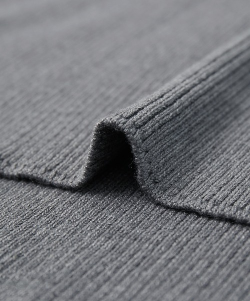 ROPE' PICNIC（ロペピクニック）の「ハーフジップノースリーブニット（ニット/セーター・レディース・チャコールグレー/キナリ・38）」の22枚目の写真