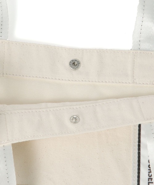 GLOBAL WORK（グローバルワーク）の「推しごとラインロゴテープトート/127404（トートバッグ・レディース・アイボリー/レオパード/パープル/ブラック/グレー系その他5・ONE SIZE）」の21枚目の写真