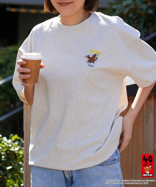 UNIIT（ユニット）の「グレムリン オリジナルデザインTシャツ ギズモ　ドロップショルダー ビッグシルエット　ユニセックス（Tシャツ/カットソー・メンズ・ホワイト系その他2/グレー系その他2/ブルー系その他/ベージュ系その他・X-LARGE/SMALL/MEDIUM/LARGE）」の14枚目の写真