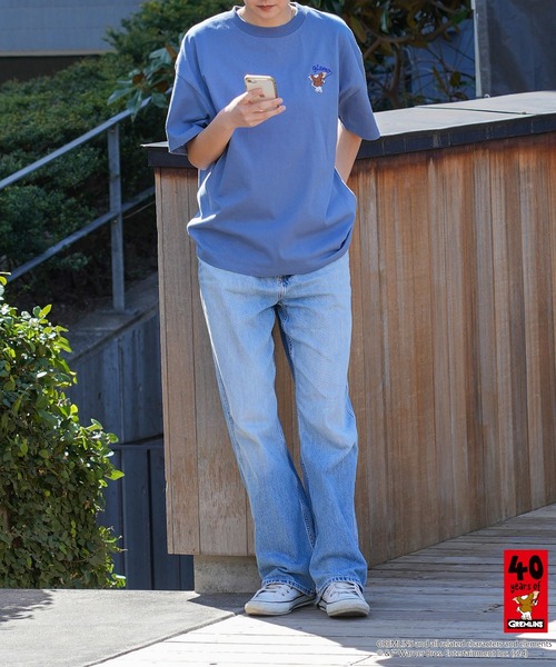 UNIIT（ユニット）の「グレムリン オリジナルデザインTシャツ ギズモ　ドロップショルダー ビッグシルエット　ユニセックス（Tシャツ/カットソー・メンズ・ホワイト系その他2/グレー系その他2/ブルー系その他/ベージュ系その他・X-LARGE/SMALL/MEDIUM/LARGE）」の19枚目の写真