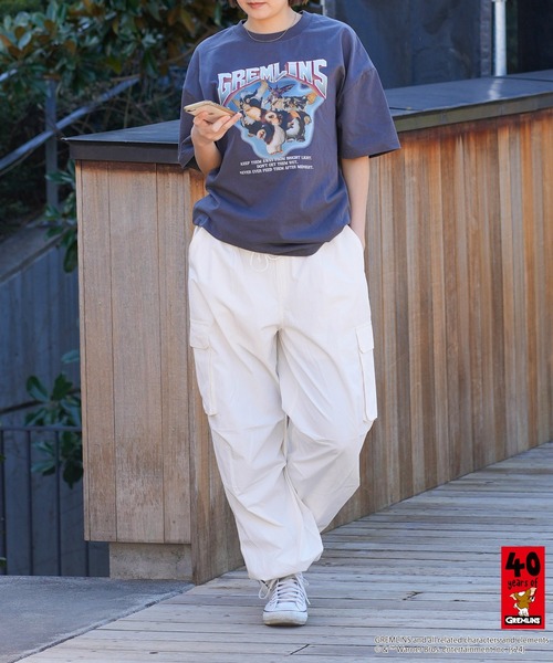 UNIIT（ユニット）の「グレムリン オリジナルデザインTシャツ ギズモ　ドロップショルダー ビッグシルエット　ユニセックス（Tシャツ/カットソー・メンズ・ホワイト系その他2/グレー系その他2/ブルー系その他/ベージュ系その他・X-LARGE/SMALL/MEDIUM/LARGE）」の10枚目の写真