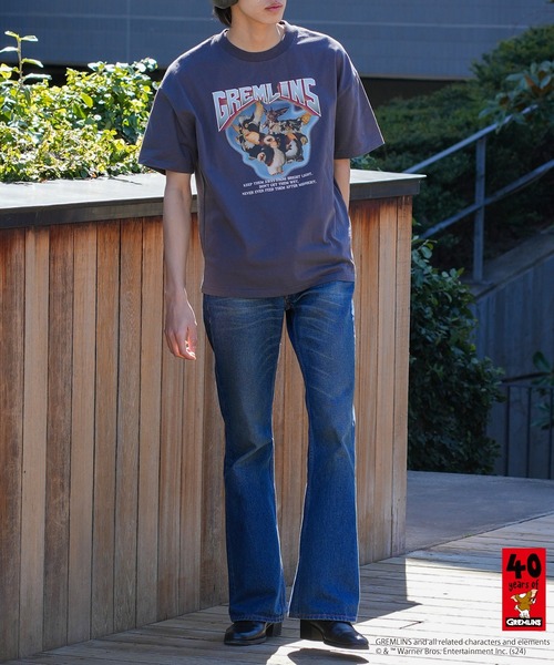 UNIIT（ユニット）の「グレムリン オリジナルデザインTシャツ ギズモ　ドロップショルダー ビッグシルエット　ユニセックス（Tシャツ/カットソー・メンズ・ホワイト系その他2/グレー系その他2/ブルー系その他/ベージュ系その他・X-LARGE/SMALL/MEDIUM/LARGE）」の13枚目の写真