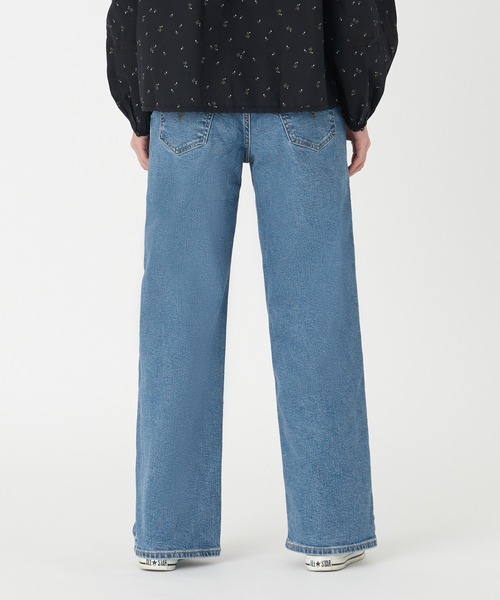 Levi's(リーバイス)の「Levi's/リーバイス HIGH RISE WIDE LEG(デニムパンツ・レディース・インディゴブルー/ダークインディゴブルー/ライトインディゴブルー・27inch/26inch/25inch/24inch/28inch/23inch)」の5枚目の写真