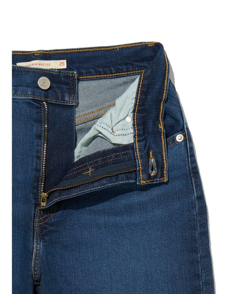 Levi's(リーバイス)の「Levi's/リーバイス HIGH RISE WIDE LEG(デニムパンツ・レディース・インディゴブルー/ダークインディゴブルー/ライトインディゴブルー・27inch/26inch/25inch/24inch/28inch/23inch)」の13枚目の写真