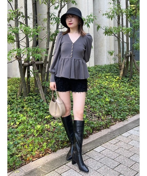 今期新作新品タグ付き　スナイデル♡ チュールフリンジショートパンツ SNIDEL（スナイデル）の「チュールフリンジショートパンツ