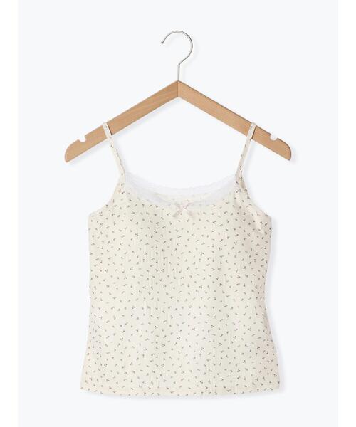 ehka sopo（エヘカソポ）の「カップ付花柄キャミソール（キャミソール・レディース・キナリ/ピンク/ブルー/ブラック・F）」の22枚目の写真