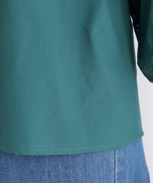 grove（グローブ）の「スカラップエンブロイダリーブラウス（シャツ/ブラウス・レディース・ブラック/オフホワイト/モスグリーン・02/03/01/04/05）」の19枚目の写真