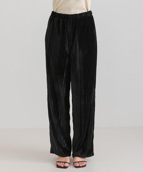 URBAN RESEARCH(アーバンリサーチ)の「クラッシュベロアイージーパンツ(その他パンツ・レディース・ピンク/ネイビー/ブラック・FREE)」の17枚目の写真