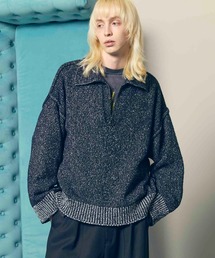 MAISON SPECIAL(]XyV)́sUNISEXtPlating Skipper Prime-Over Knit Pullover/v[eBOXLbp[vCI[o[jbgvI[o[ yMAISON SPECIAL/]XyVz(jbg/Z[^[)
