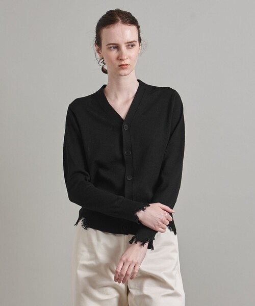 LOEFF（ロエフ）の「＜LOEFF＞ダメージ Vネック カーディガン UNISEX