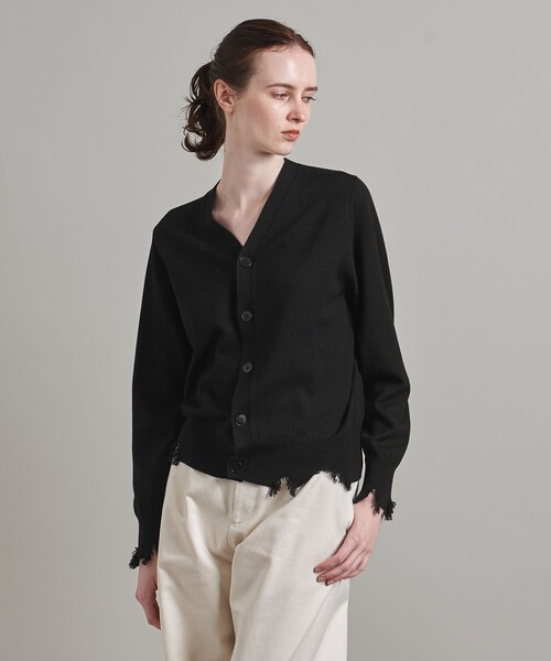 LOEFF（ロエフ）の「＜LOEFF＞ダメージ Vネック カーディガン UNISEX