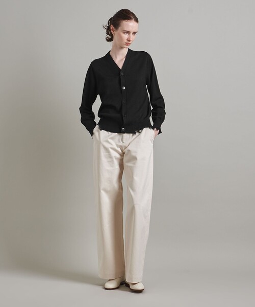 LOEFF＞ダメージ Vネック カーディガン UNISEX【公式通販】