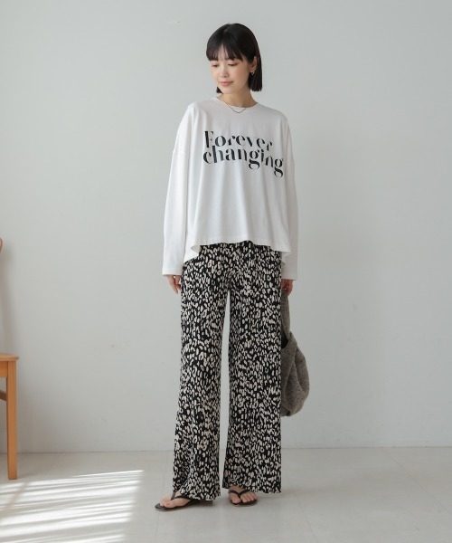 Bou Jeloud(ブージュルード)の「【M・Lサイズ展開】ストレッチプリーツパンツ(その他パンツ・レディース・A/オフホワイト・M/L)」の17枚目の写真
