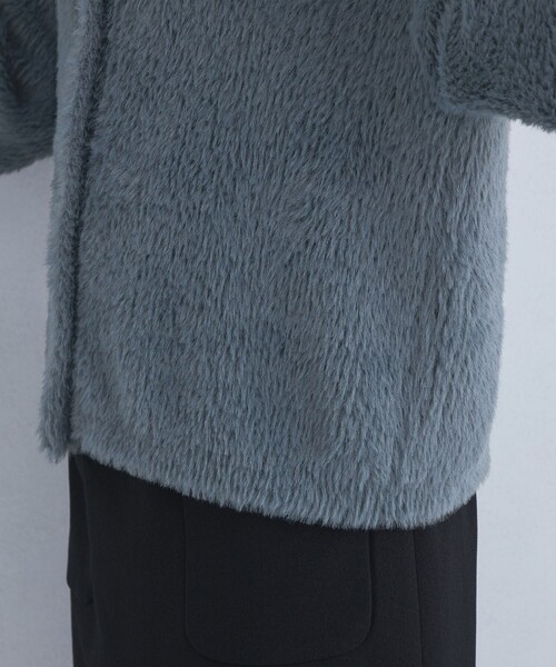 【セール】シャギー Vネック ニット カーディガン（カーディガン/ボレロ）｜green label relaxing（グリーンレーベルリラクシング）