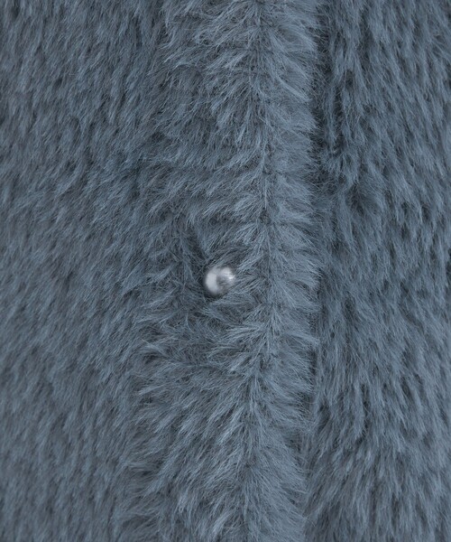 【セール】シャギー Vネック ニット カーディガン（カーディガン/ボレロ）｜green label relaxing（グリーンレーベルリラクシング）