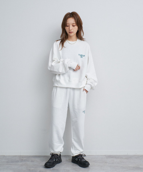 OUTDOOR PRODUCTS（アウトドアプロダクツ）の「スウェットパンツ（スウェットパンツ・レディース・ホワイト/ネイビー/グレー・FREE）」の4枚目の写真