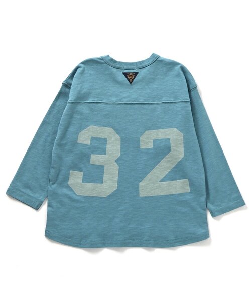 F.O.KIDS（エフオーキッズ）の「ナンバリングワッペンTシャツ（Tシャツ/カットソー・キッズ・ブルー/グレー/レインボー・80/90/100/110/120/130/140/150）」の16枚目の写真