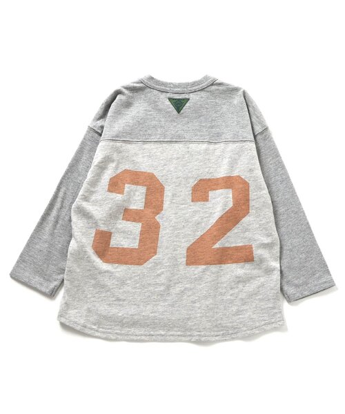 F.O.KIDS（エフオーキッズ）の「ナンバリングワッペンTシャツ（Tシャツ/カットソー・キッズ・ブルー/グレー/レインボー・80/90/100/110/120/130/140/150）」の17枚目の写真