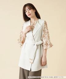 en recre | ラペルドロングベスト【ROCHAS Premiere】(ベスト)