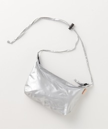 392 plusm（サンキューニプリュスエム）の「tr:392plusm　サンキューニ プリュス エム：pochette：マル　シルバー　カモフラージュ　超軽量ポシェット　超軽量撥水サコッシュ（ショルダーバッグ）」