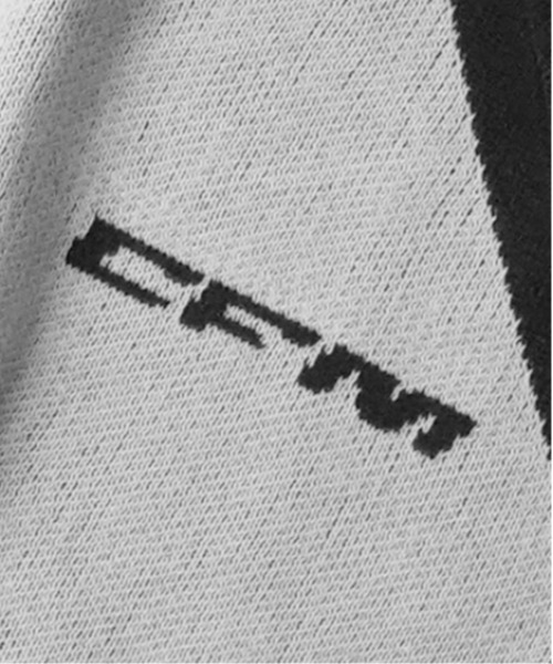 Confirm(コンファーム)の「ブロークコア Y2K フロントグラフィック ジャガードニットプルオーバー【Confirm】(ニット/セーター・メンズ・ブラック/ホワイト/ベージュ/チャコールグレー・M/L)」の8枚目の写真