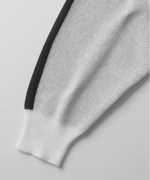 Confirm(コンファーム)の「ブロークコア Y2K フロントグラフィック ジャガードニットプルオーバー【Confirm】(ニット/セーター・メンズ・ブラック/ホワイト/ベージュ/チャコールグレー・M/L)」の10枚目の写真