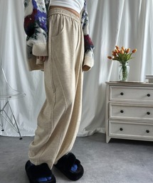 カーブシルエット スウェットパンツ